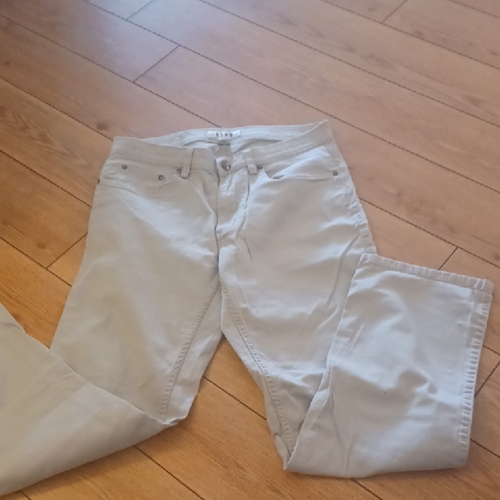 ROWM Men's 5 Pocket Jeans Straight Leg Light Tan  GUC 30x32